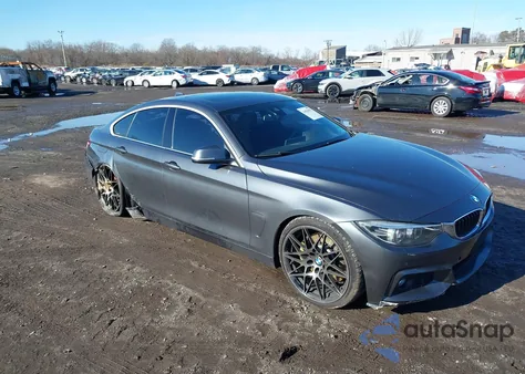 2019 BMW 440I Gran Coupe xDrive из США, поврежденный, VIN WBA4J7C50KBM74565